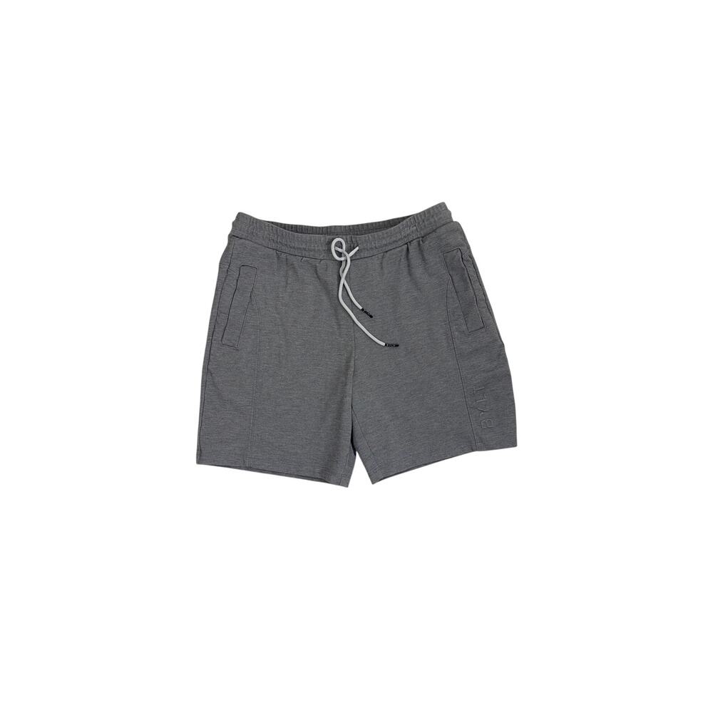 Bylt Basics Gray Athletic Activewear Drawstring Shorts Men's Small
